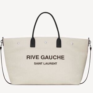 Rive Gauche maxi shopping bag in printed canvas 
685543 FAADW 9083
